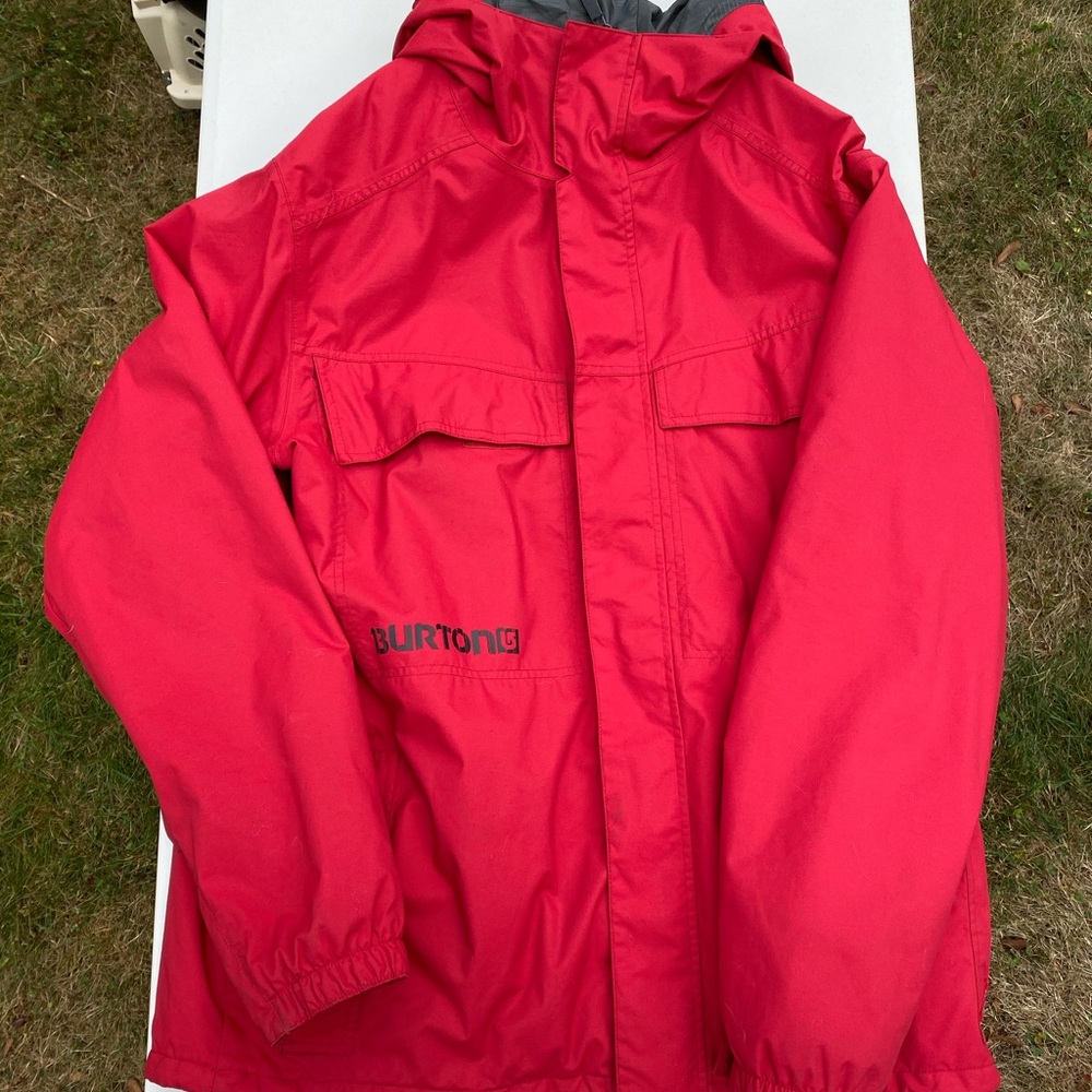 Burton coat - Men’s red size Large